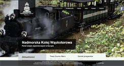 Desktop Screenshot of kolejwaskotorowa.wrewalu.com